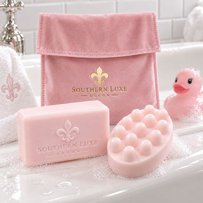 BABY IN BLUSH "LITTLE PRINCESS" GENTLE MASSAGE BAR - Southern Luxe Savon