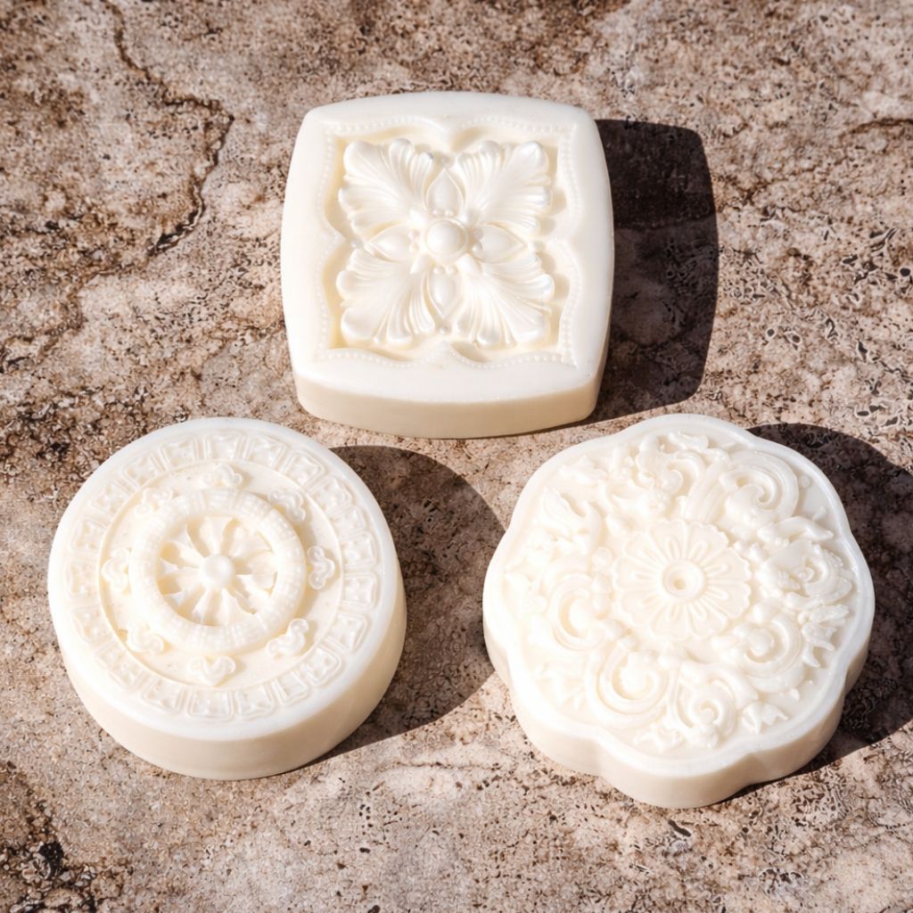 Dapper from the Barber luxury guest soaps handcrafted with coconut oil, botanical butters and fresh scent Southern Luxe Savon