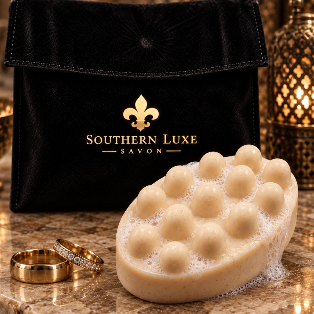 GROOM'S HAMMAM "GROOM'S TRADITION" TUSSAH SILK MASSAGE BATH BAR