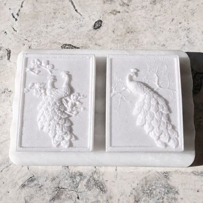 MOONLIT TRYST "MOONLIT WALTZ" TUSSAH SILK GUEST SOAPS - Southern Luxe Savon