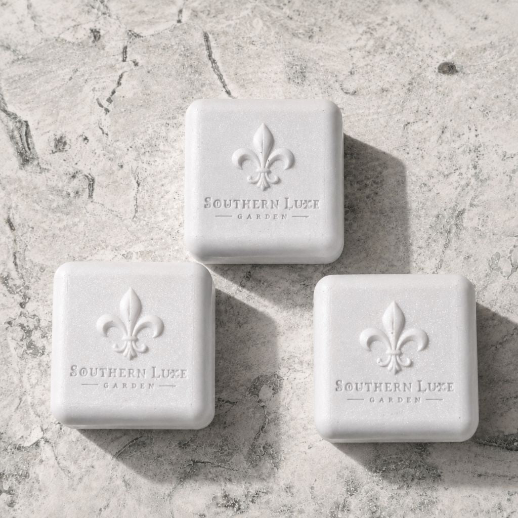 MOONLIT TRYST "MIDNIGHT IN PARIS" TUSSAH SILK GUEST SOAPS - Southern Luxe Savon