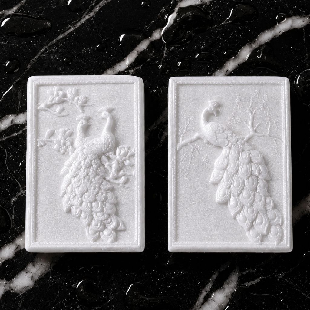MOONLIT TRYST "MOONLIT WALTZ" TUSSAH SILK GUEST SOAPS - Southern Luxe Savon