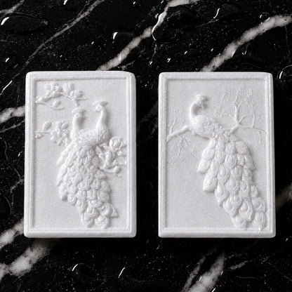MOONLIT TRYST "MOONLIT WALTZ" TUSSAH SILK GUEST SOAPS - Southern Luxe Savon