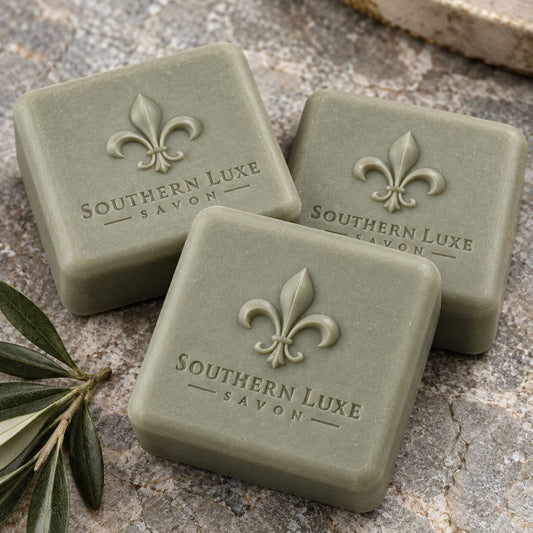SOVEREIGN STAG LAVISH LATHER "KING'S TRIO" SQUARE GUEST SOAPS - Southern Luxe Savon