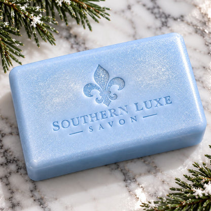 YULETIDE FROST LAVISH LATHER HOLIDAY BATH BAR - Southern Luxe Savon