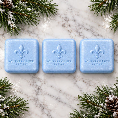 YULETIDE FROST "FROST & FLEUR" GUEST SOAP SET - Southern Luxe Savon