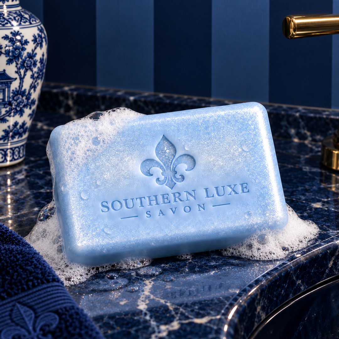YULETIDE FROST LAVISH LATHER HOLIDAY BATH BAR - Southern Luxe Savon