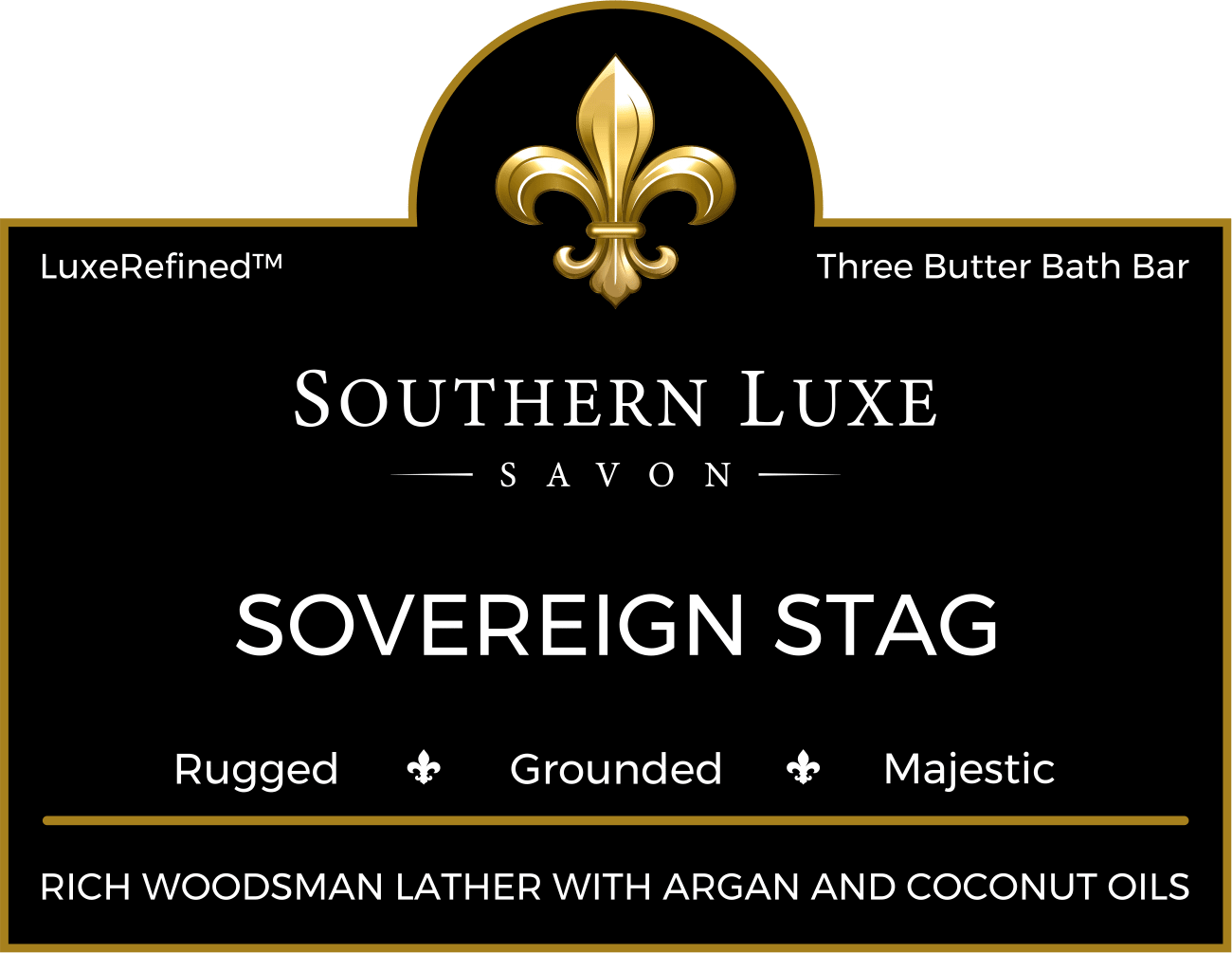 Rugged • Grounded • Majestic. A luxury woodsy blend of neroli, cardamom, oakmoss, and cedar with a rich, creamy lather.